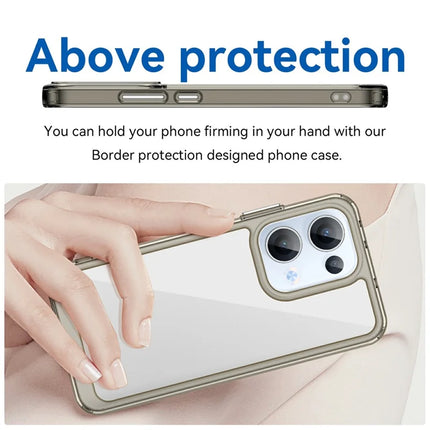 For Oppo Reno13 5G (Global) Case TPU + Acrylic Protective Clear Phone Cover