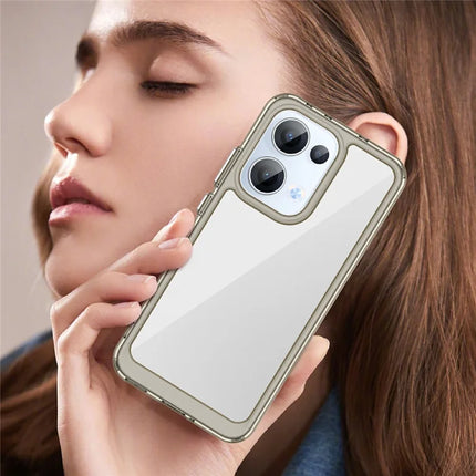 For Oppo Reno13 5G (Global) Case TPU + Acrylic Protective Clear Phone Cover