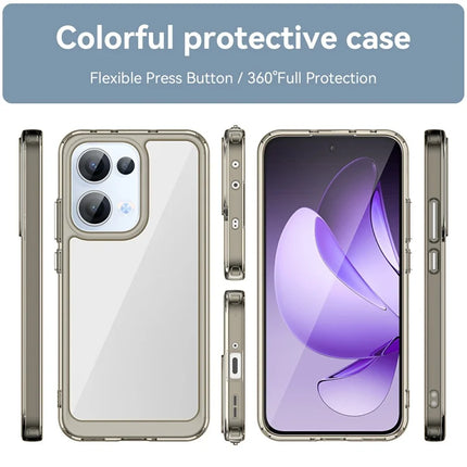For Oppo Reno13 5G (Global) Case TPU + Acrylic Protective Clear Phone Cover