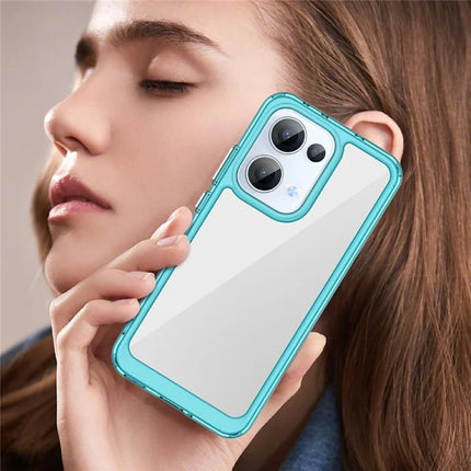 For Oppo Reno13 5G (Global) Case TPU + Acrylic Protective Clear Phone Cover