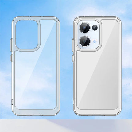 For Oppo Reno13 5G (Global) Case TPU + Acrylic Protective Clear Phone Cover