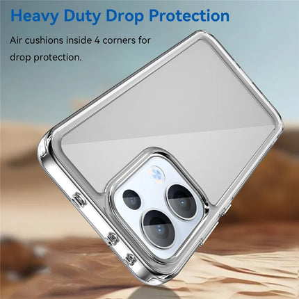 For Oppo Reno13 5G (Global) Case TPU + Acrylic Protective Clear Phone Cover