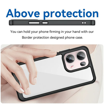 For Oppo Reno13 Pro 5G Case TPU + Acrylic Protective Clear Phone Cover