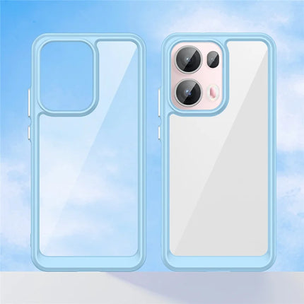 For Oppo Reno13 Pro 5G Case TPU + Acrylic Protective Clear Phone Cover