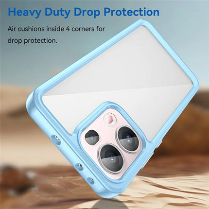 For Oppo Reno13 Pro 5G Case TPU + Acrylic Protective Clear Phone Cover