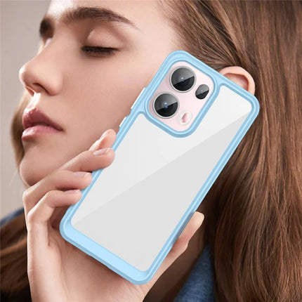 For Oppo Reno13 Pro 5G Case TPU + Acrylic Protective Clear Phone Cover