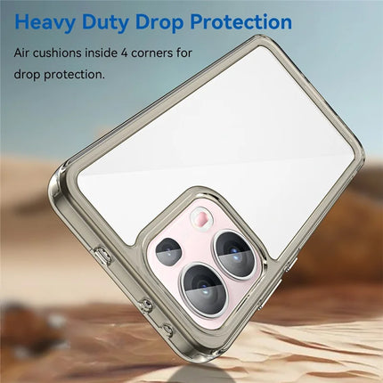 For Oppo Reno13 Pro 5G Case TPU + Acrylic Protective Clear Phone Cover