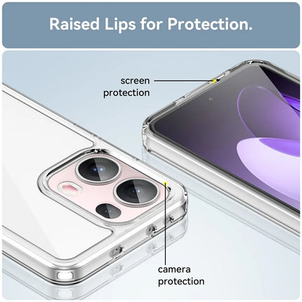 For Oppo Reno13 Pro 5G Case TPU + Acrylic Protective Clear Phone Cover