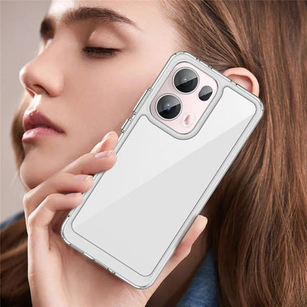 For Oppo Reno13 Pro 5G Case TPU + Acrylic Protective Clear Phone Cover