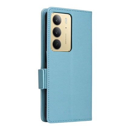 Leather Case for Realme 14x 5G / V60 Pro / C75 Litchi Texture Wallet Flip Phone Cover