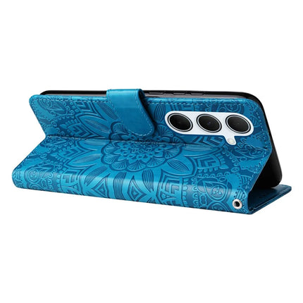 For Samsung Galaxy A56 5G Case Sunflower Imprint Leather Wallet Phone Cover