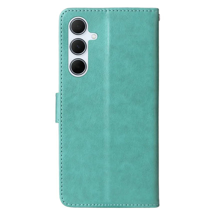 For Samsung Galaxy A56 5G Leather Case Butterfly Floral Imprint Wallet Stand Cover