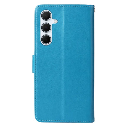 For Samsung Galaxy A56 5G Leather Case Butterfly Floral Imprint Wallet Stand Cover