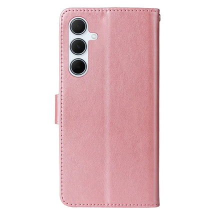 For Samsung Galaxy A56 5G Leather Case Butterfly Floral Imprint Wallet Stand Cover