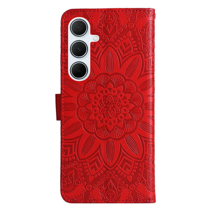 For Samsung Galaxy A36 5G Case Sunflower Imprint Leather Wallet Phone Cover
