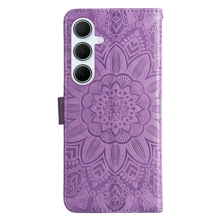 For Samsung Galaxy A36 5G Case Sunflower Imprint Leather Wallet Phone Cover