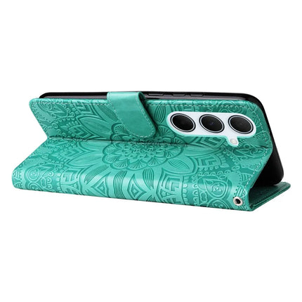 For Samsung Galaxy A36 5G Case Sunflower Imprint Leather Wallet Phone Cover