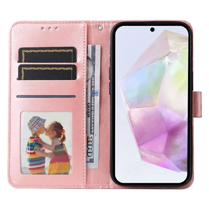 For Samsung Galaxy A36 5G Case Sunflower Imprint Leather Wallet Phone Cover