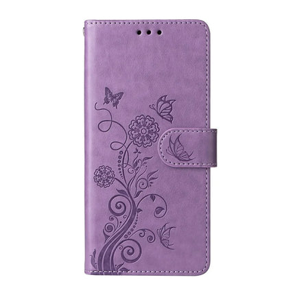 For Samsung Galaxy A36 5G Leather Case Butterfly Floral Imprint Wallet Stand Cover