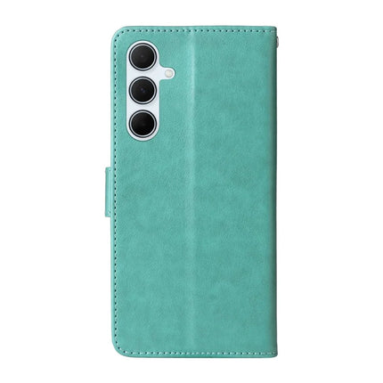 For Samsung Galaxy A36 5G Leather Case Butterfly Floral Imprint Wallet Stand Cover