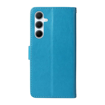 For Samsung Galaxy A36 5G Leather Case Butterfly Floral Imprint Wallet Stand Cover