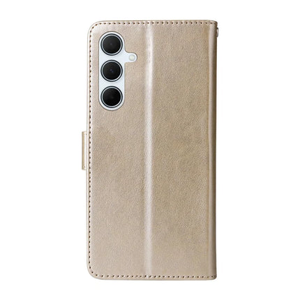 For Samsung Galaxy A36 5G Leather Case Butterfly Floral Imprint Wallet Stand Cover