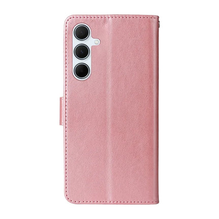 For Samsung Galaxy A36 5G Leather Case Butterfly Floral Imprint Wallet Stand Cover