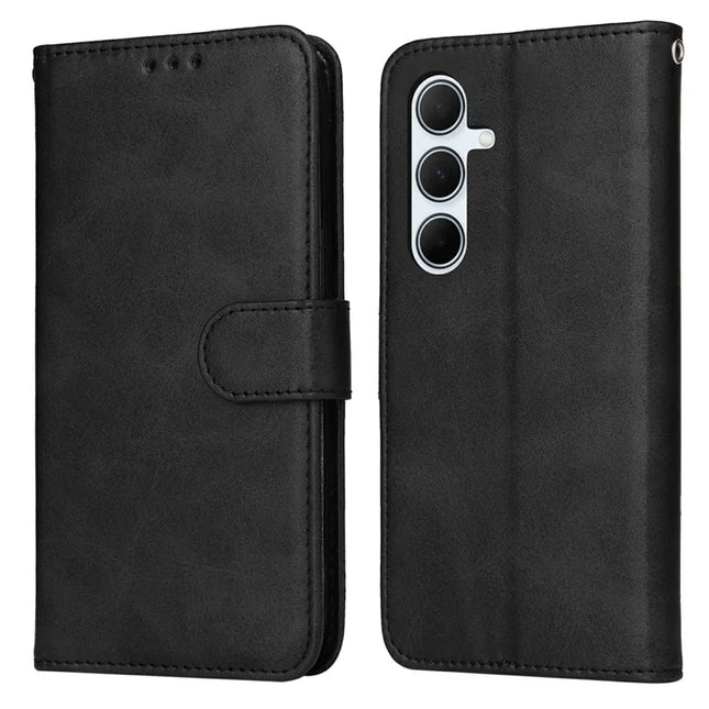 For Samsung Galaxy A36 5G Case Wallet PU Leather Folio Flip Phone Cover - Black