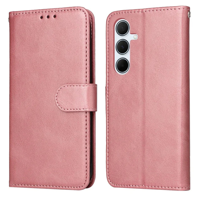 For Samsung Galaxy A36 5G Case Wallet PU Leather Folio Flip Phone Cover - Pink