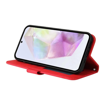 For Samsung Galaxy A36 5G Wallet Case Skin Touch Leather Phone Cover Tree Pattern Hardware
