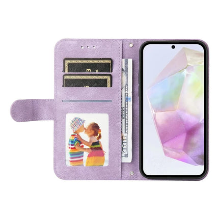 For Samsung Galaxy A36 5G Wallet Case Skin Touch Leather Phone Cover Tree Pattern Hardware