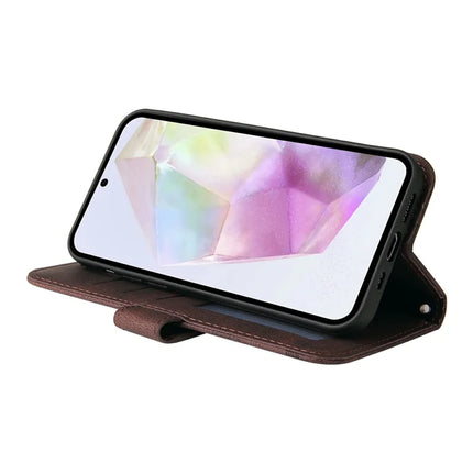 For Samsung Galaxy A36 5G Wallet Case Skin Touch Leather Phone Cover Tree Pattern Hardware