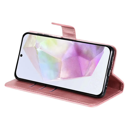 For Samsung Galaxy A36 5G Case Zipper Wallet Calf Texture PU Leather Phone Cover