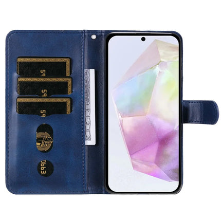 For Samsung Galaxy A36 5G Case Zipper Wallet Calf Texture PU Leather Phone Cover