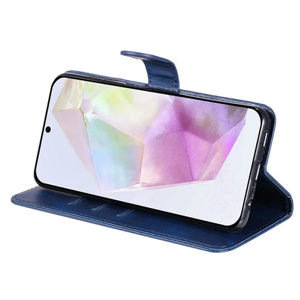 For Samsung Galaxy A36 5G Case Zipper Wallet Calf Texture PU Leather Phone Cover