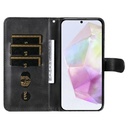 For Samsung Galaxy A36 5G Case Zipper Wallet Calf Texture PU Leather Phone Cover
