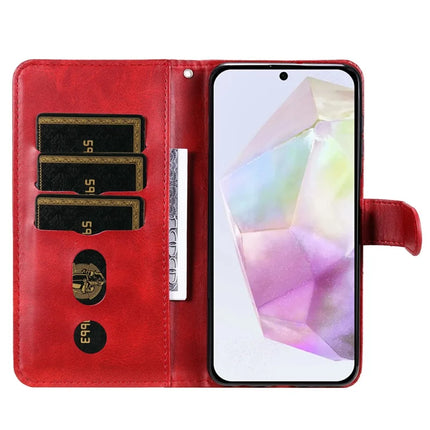 For Samsung Galaxy A36 5G Case Zipper Wallet Calf Texture PU Leather Phone Cover
