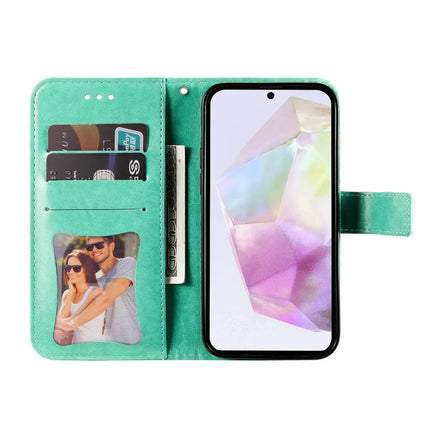 For Samsung Galaxy A36 5G Case PU Leather Wallet Floral Phone Cover Stand View