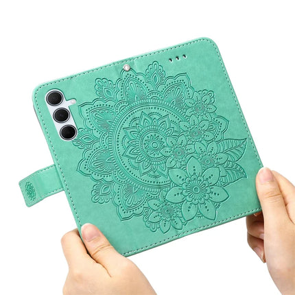 For Samsung Galaxy A36 5G Case PU Leather Wallet Floral Phone Cover Stand View