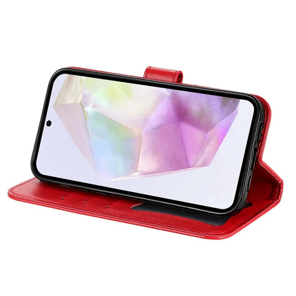 For Samsung Galaxy A36 5G Case PU Leather Wallet Floral Phone Cover Stand View