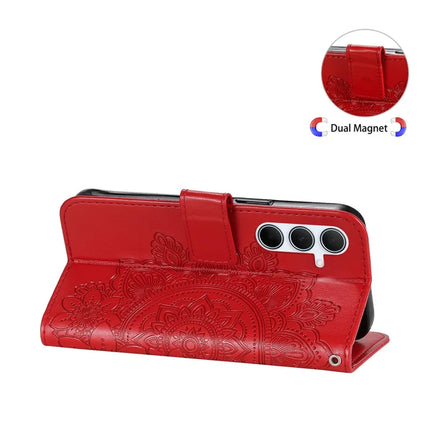 For Samsung Galaxy A36 5G Case PU Leather Wallet Floral Phone Cover Stand View