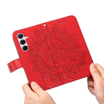 For Samsung Galaxy A36 5G Case PU Leather Wallet Floral Phone Cover Stand View