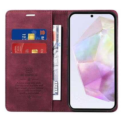 BETOPNICE 003 For Samsung Galaxy A36 5G Wallet Case Leather Phone Cover with Stand