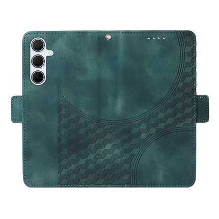 For Samsung Galaxy A36 5G Case PU Leather Phone Cover Rhombus Starry Imprinted