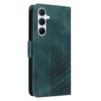 For Samsung Galaxy A36 5G Case PU Leather Phone Cover Rhombus Starry Imprinted
