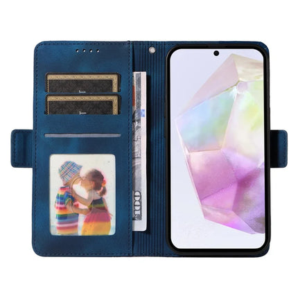 For Samsung Galaxy A36 5G Case PU Leather Phone Cover Rhombus Starry Imprinted