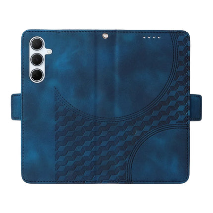 For Samsung Galaxy A36 5G Case PU Leather Phone Cover Rhombus Starry Imprinted