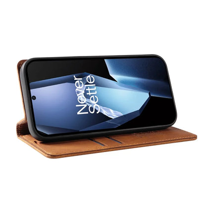 For OnePlus Ace 5G Leather Cover YIKATU YK-004 Skin-Touch Wallet Phone Cases