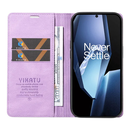For OnePlus Ace 5G Leather Cover YIKATU YK-004 Skin-Touch Wallet Phone Cases