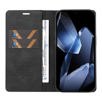For OnePlus 13 Leather Cover YIKATU YK-004 Skin-Touch Wallet Phone Cases
